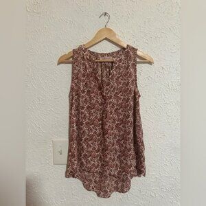 Philosophy Tank Top – Women’s XS – Floral Pink/Red